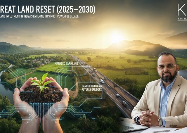 THE GREAT LAND RESET (2025–2030): WHY I BELIEVE LAND INVESTMENT IN INDIA IS ENTERING ITS MOST POWERFUL DECADE