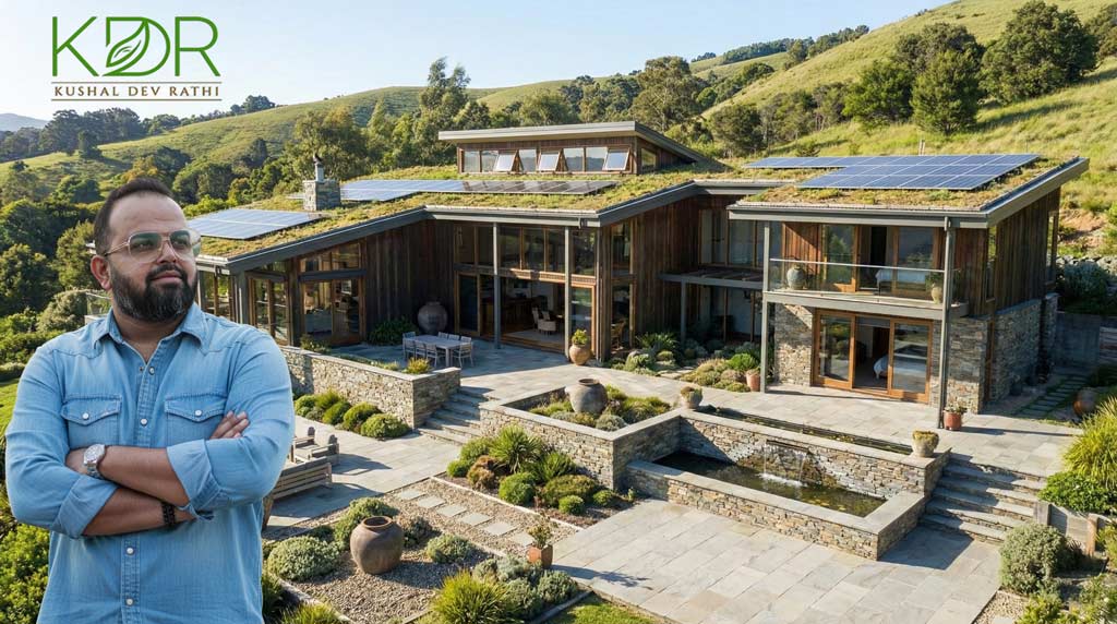 ✅ 2. Banner Image Alt Text (Accessibility + SEO Optimized) Green building principles that reduce living costs including passive cooling, cool roof design, natural ventilation, and energy-efficient home planning.